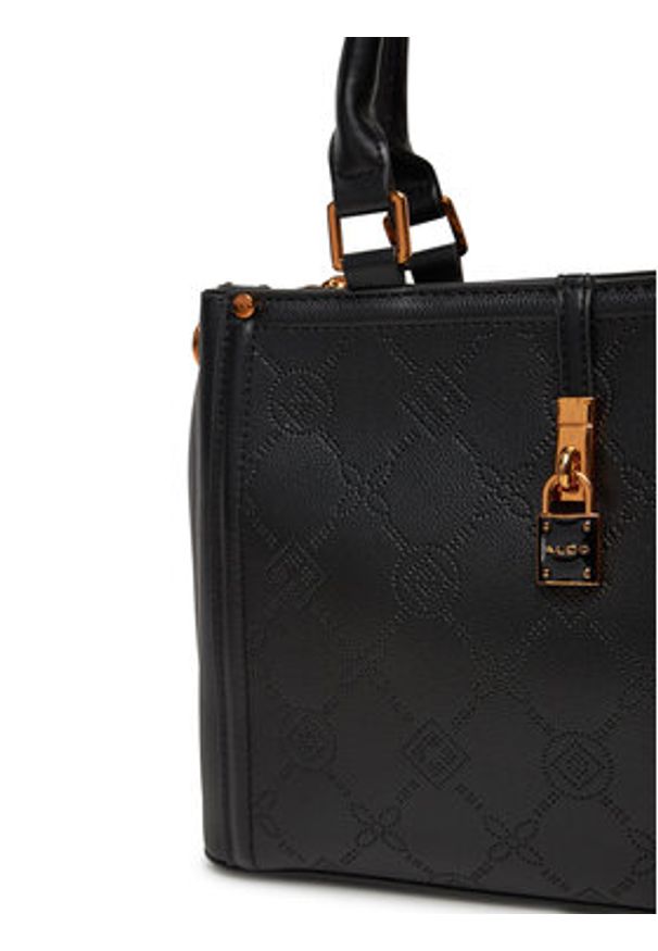 Aldo Torebka Salwah 13933725 Czarny. Kolor: czarny. Materiał: skórzane