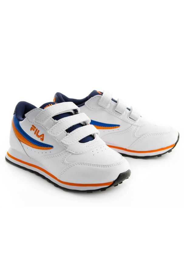Buty do chodzenia dziecięce Fila Orbit Velcro Low. Kolor: biały. Sport: turystyka piesza