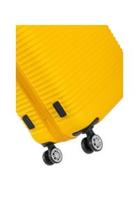 Ochnik - Komplet walizek na kółkach 19'/24'/28'. Kolor: żółty. Materiał: materiał, poliester, guma, kauczuk