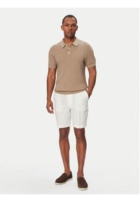 BOSS Szorty materiałowe Kane1 50557537 Biały Regular Fit. Kolor: biały. Materiał: syntetyk #4