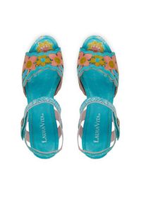 Laura Vita Sandały Framboiseo 34 Turkusowy. Kolor: turkusowy. Materiał: skóra #2