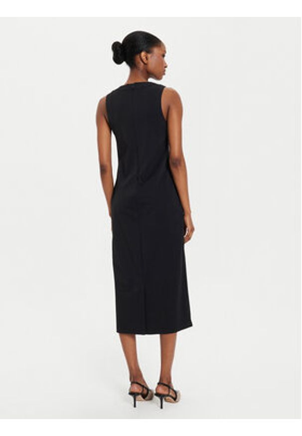 Max Mara Leisure Sukienka codzienna Emilia 2426626027 Czarny Slim Fit. Okazja: na co dzień. Kolor: czarny. Materiał: syntetyk. Typ sukienki: proste. Styl: casual