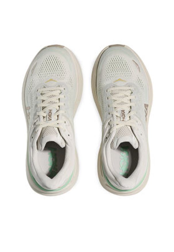 HOKA - Hoka Buty do biegania Bondi 9 1162012 Beżowy. Kolor: beżowy. Materiał: materiał