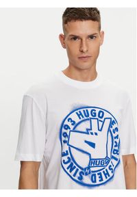 Hugo T-Shirt Norieles 50519387 Biały Regular Fit. Kolor: biały. Materiał: bawełna #3