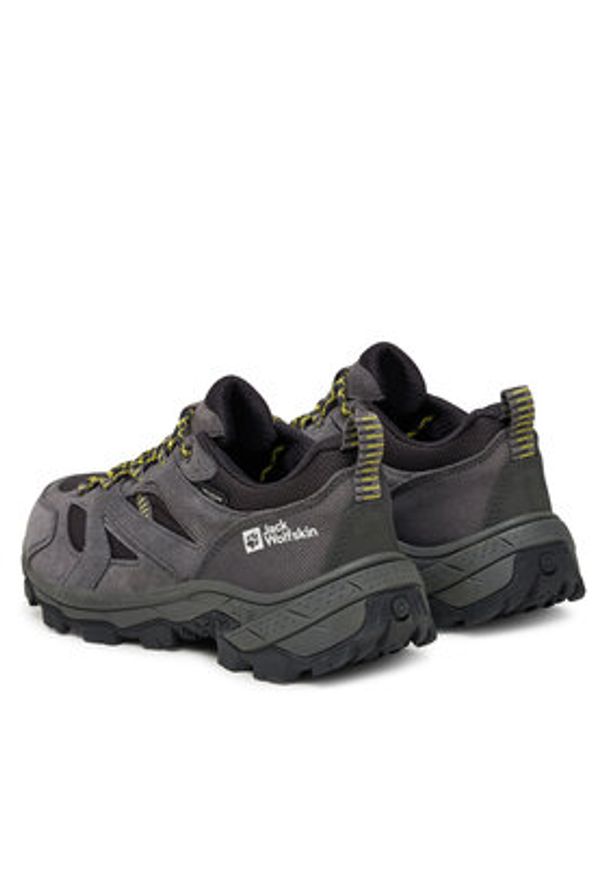 Jack Wolfskin Trekkingi Vojo Tour Texapore Low A62070 Szary. Kolor: szary. Materiał: skóra. Sport: turystyka piesza