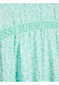Guess Sukienka letnia J2YK16 KAZM0 Zielony Regular Fit. Kolor: zielony. Materiał: syntetyk. Sezon: lato
