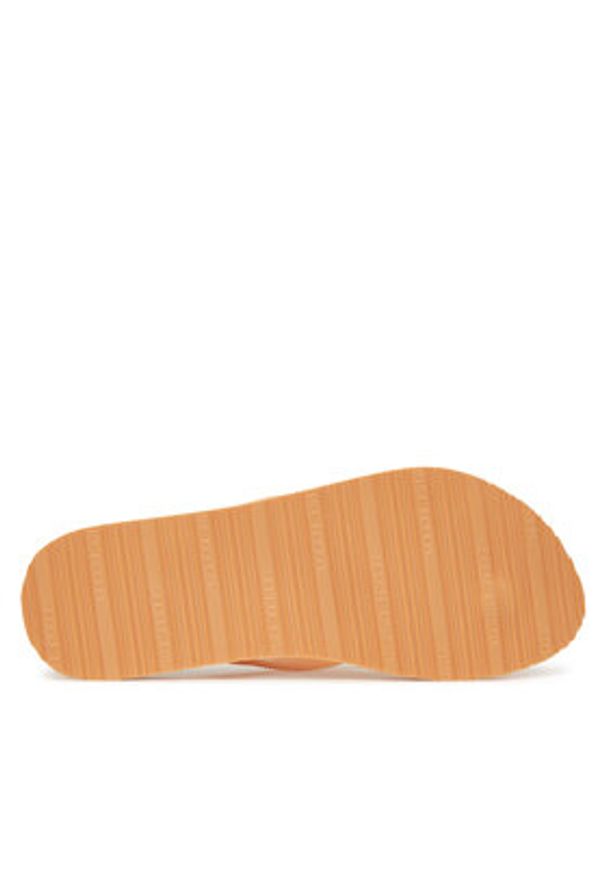 TOMMY HILFIGER - Tommy Hilfiger Japonki Hilfiger Strap Beach Sandal FW0FW08736 Pomarańczowy. Kolor: pomarańczowy. Materiał: materiał