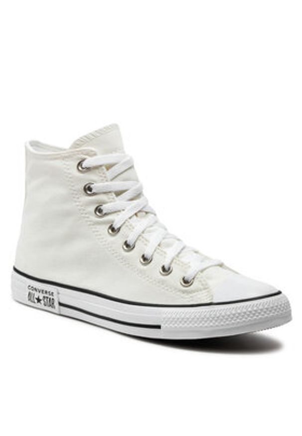 Converse Trampki Chuck Taylor All Star Hi A09205C Biały. Kolor: biały. Materiał: materiał