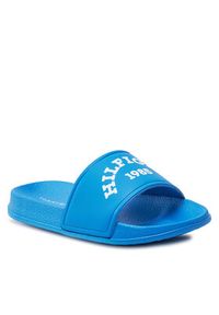 TOMMY HILFIGER - Tommy Hilfiger Klapki Logo Pool Slide T3B0-33457-1172 Niebieski. Kolor: niebieski #4