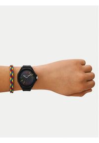 Armani Exchange Zestaw zegarek i bransoletka Andrea Gift Set AX7158SET Czarny. Kolor: czarny #4