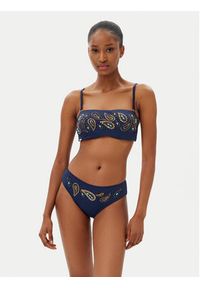 SELMARK - Selmark Dół od bikini BN202 Granatowy. Kolor: niebieski. Materiał: syntetyk #3