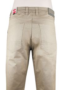 Lekkie, Bawełniane Spodnie - Wiosna, Lato - Pako Jeans - Beżowe. Kolor: brązowy, beżowy, wielokolorowy. Materiał: elastan, bawełna. Sezon: wiosna, lato #2