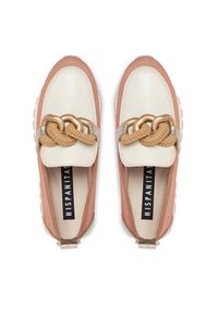 Hispanitas Mokasyny CHV264834 C001 Beżowy. Kolor: beżowy. Materiał: skóra #4