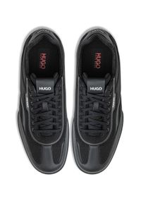 Hugo - Sneakersy męskie czarne HUGO Matrix. Okazja: na co dzień. Kolor: czarny #6