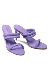 DeeZee Klapki LS5773-01 Fioletowy. Kolor: fioletowy. Materiał: skóra #6