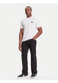 Quiksilver T-Shirt EQYZT08181 Biały Regular Fit. Kolor: biały. Materiał: bawełna #4