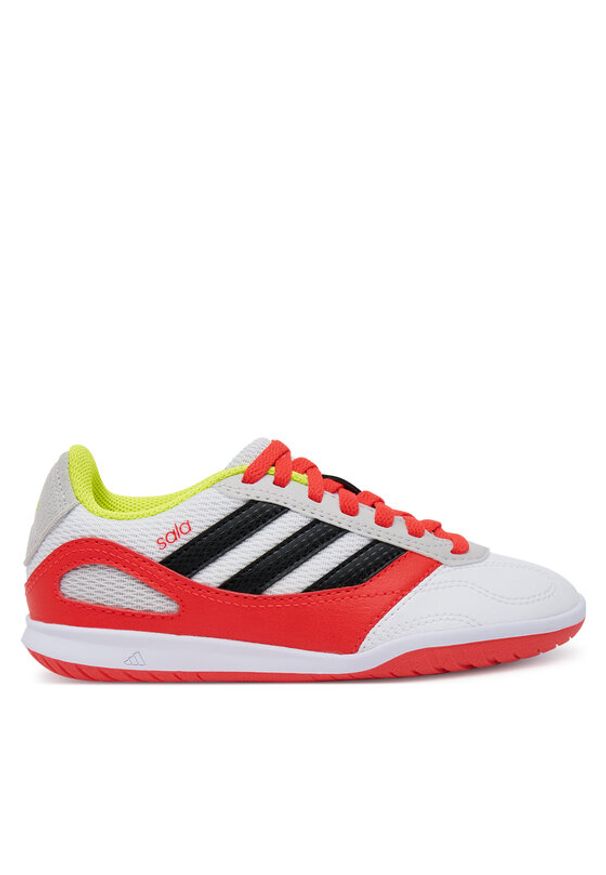 Adidas - adidas Buty do piłki nożnej Super Sala Competition III Indoor JP5435 Biały. Kolor: biały. Materiał: materiał