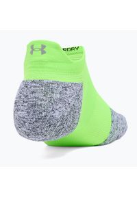 Skarpety Under Armour Dry Run Cushion No Show Tab. Kolor: zielony. Sport: bieganie