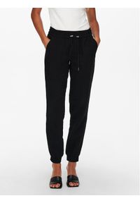 only - ONLY Spodnie dresowe 15203946 Czarny Regular Fit. Kolor: czarny. Materiał: wiskoza #1