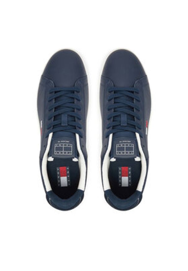 Tommy Jeans Sneakersy Archive '98 EM0EM01596 Granatowy. Kolor: niebieski. Materiał: skóra
