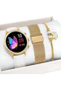 Gravity Zestaw dziecięcy SMARTWATCH Gravity na Komunię POŁĄCZENIA SPORT SEN. Rodzaj zegarka: smartwatch. Styl: sportowy #1