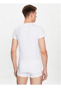 HOM T-Shirt 401330 Biały Regular Fit. Kolor: biały. Materiał: bawełna #3