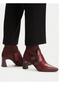 Hispanitas Botki HI254304 Bordowy. Kolor: czerwony. Materiał: skóra #6