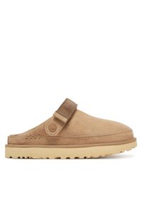 Ugg Klapki W Goldenstar Clog 1138252 Beżowy. Kolor: beżowy. Materiał: zamsz, skóra