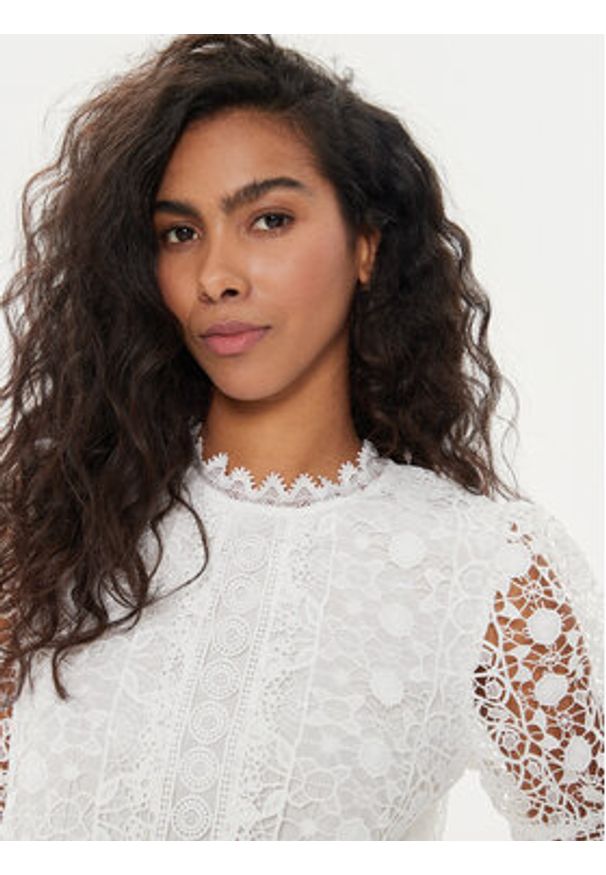 Morgan Bluzka 221-OLAY Écru Regular Fit. Materiał: syntetyk