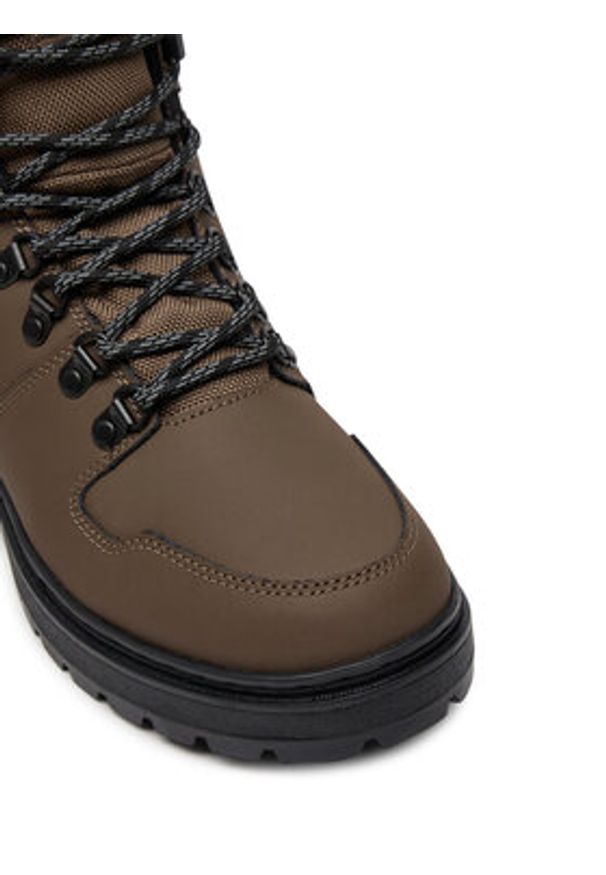 DC Shoes Trapery Peary Tr ADYB700045-DCC Brązowy. Kolor: brązowy. Materiał: skóra