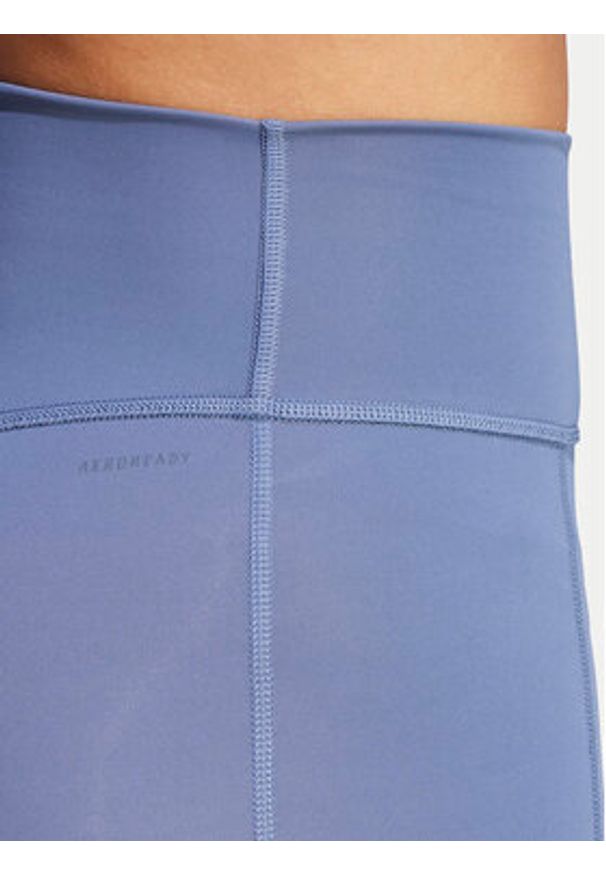 Adidas - adidas Legginsy Optime IT9110 Niebieski Slim Fit. Kolor: niebieski. Materiał: syntetyk
