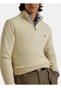 Polo Ralph Lauren Sweter 710859939503 Écru Regular Fit. Typ kołnierza: polo. Materiał: bawełna #4