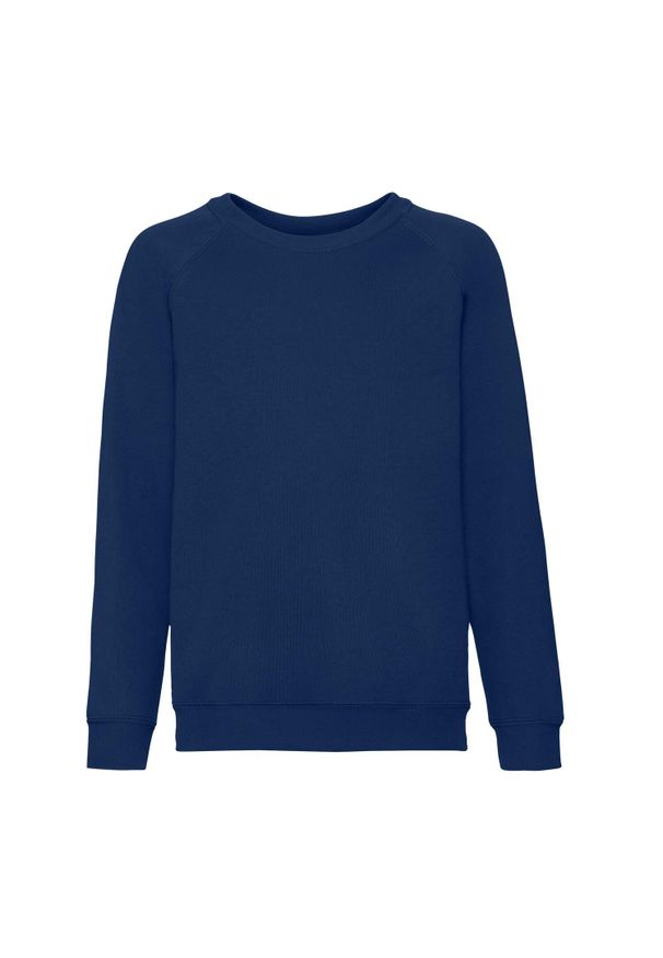 FRUIT OF THE LOOM - Bluza Dziecięca Classic Raglan. Kolor: niebieski. Długość rękawa: raglanowy rękaw