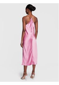 BOSS - Boss Sukienka koktajlowa Dechana 50482508 Różowy Slim Fit. Kolor: różowy. Materiał: syntetyk. Styl: wizytowy #4