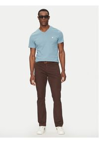 Guess T-Shirt M2YI37 I3Z14 Niebieski Slim Fit. Kolor: niebieski. Materiał: bawełna #5