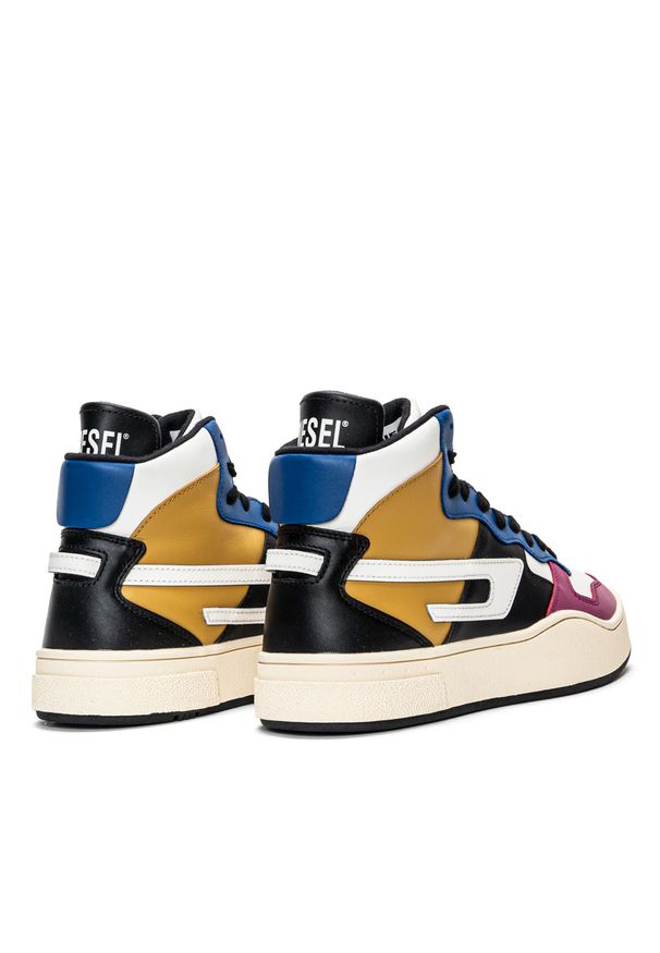 Sneakersy wysokie męskie kolorowe Diesel S-Ukiyo Mid. Okazja: na co dzień. Wzór: kolorowy