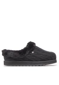 skechers - Skechers Kapcie BOBS Ice Angel 31204/BBK Czarny. Kolor: czarny. Materiał: materiał #1
