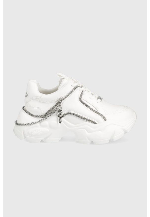 Buffalo buty Brinary Chain 2.0 kolor biały. Zapięcie: sznurówki. Kolor: biały. Obcas: na platformie