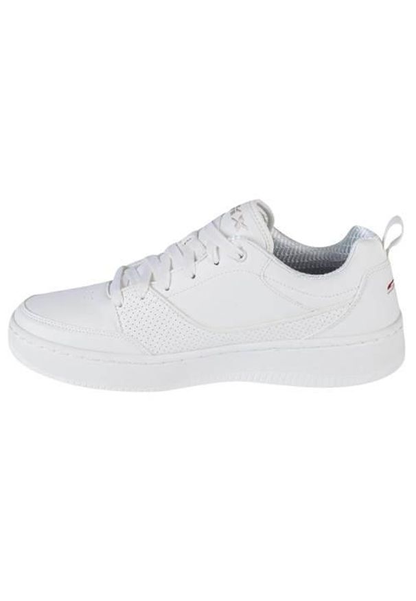 skechers - Buty do chodzenia męskie Skechers Sport Court 92 Ottoman. Zapięcie: sznurówki. Kolor: biały, wielokolorowy. Materiał: guma, materiał, syntetyk. Szerokość cholewki: normalna. Model: Skechers Sport. Sport: turystyka piesza