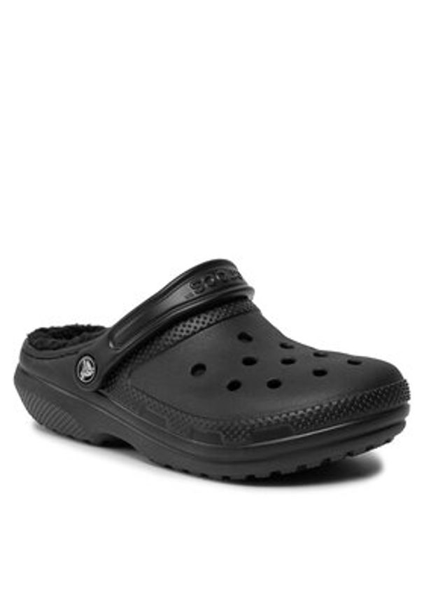 Crocs Klapki Classic Lined Clog 203591 Czarny. Kolor: czarny