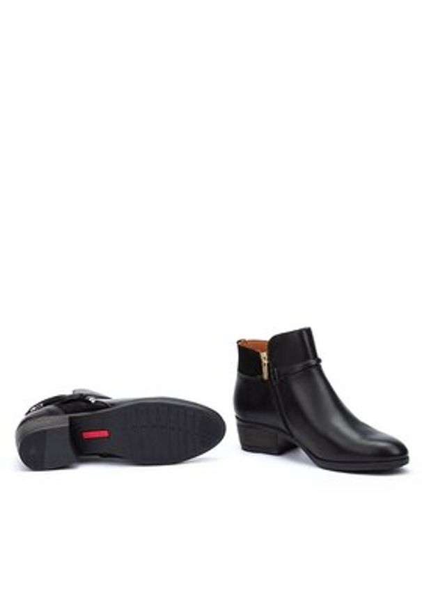 Pikolinos Botki W1U-8505 Czarny. Kolor: czarny. Materiał: skóra