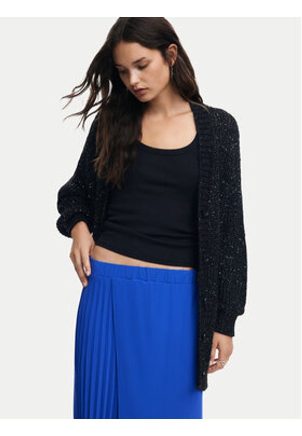 Desigual Spódnica plisowana Xining 24WWFW25 Niebieski Regular Fit. Kolor: niebieski. Materiał: syntetyk