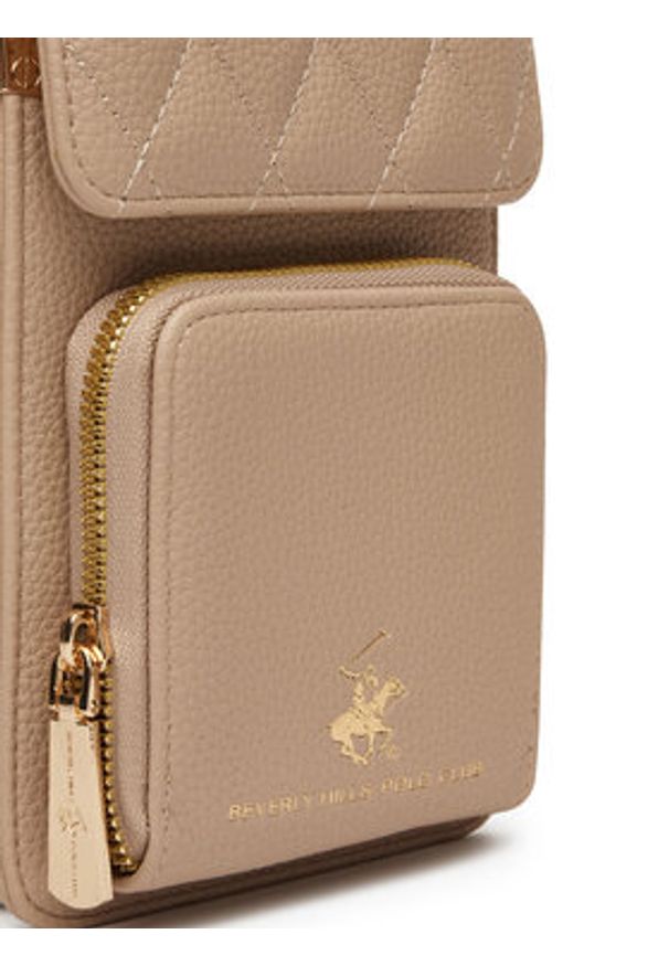 Beverly Hills Polo Club Torebka BHPC-L-007-07 Beżowy. Kolor: beżowy. Materiał: skórzane