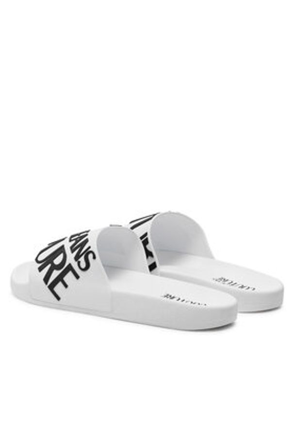 Versace Jeans Couture Klapki 77YA3SQ1 71352 Biały. Kolor: biały