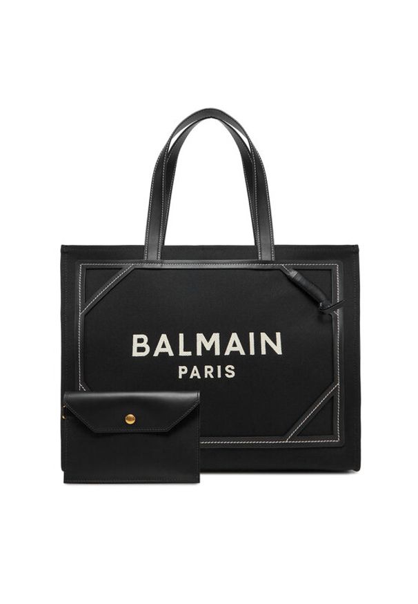 Balmain Torebka DN1FF810TPAC Czarny. Kolor: czarny