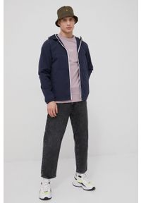 Jack & Jones bluza męska kolor różowy z aplikacją. Kolor: różowy. Materiał: materiał. Wzór: aplikacja #3