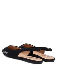 Love Moschino - LOVE MOSCHINO Baleriny JA11021G1OIM0000 Czarny. Kolor: czarny. Materiał: skóra #2
