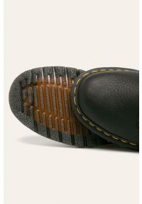 Dr. Martens - Dr Martens - Botki. Nosek buta: okrągły. Zapięcie: sznurówki. Kolor: czarny. Materiał: syntetyk, materiał, skóra, guma. Szerokość cholewki: normalna. Wysokość obcasa: bez obcasa, niski #4