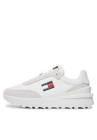 Tommy Jeans Sneakersy Tjw Tech Runner Ess EN0EN02511 Biały. Kolor: biały. Materiał: materiał