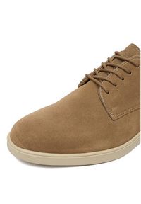 Gino Rossi - GINO ROSSI Półbuty CEO-MASSI-06 MI08 Beżowy. Kolor: beżowy. Materiał: zamsz, skóra #6